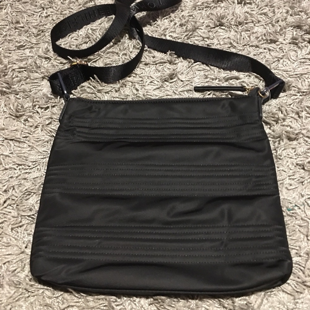 New Tommy Hilfiger Nylon Crossbody Bag w/Key Leash